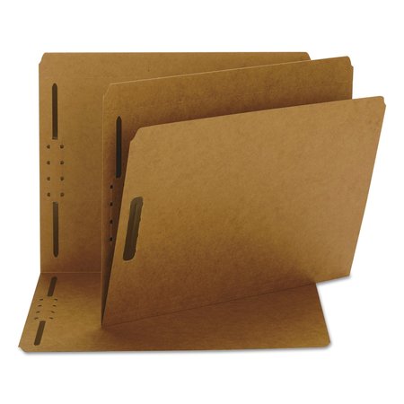 SMEAD Pressboard Folder Straight Cut, Letter, Brown, PK50 14813
